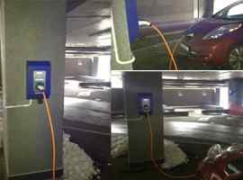 First charging station for electric vehicles was already installed in business center 101 TOWER, Kiev