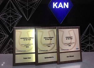 KAN got three awards within EE Real Estate Project Awards 2018